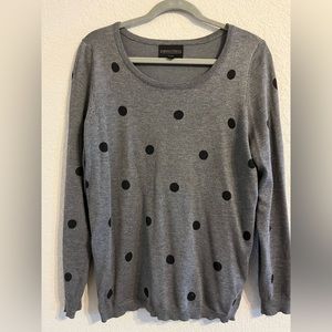 Polka dot sweater